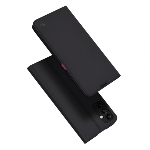 Husa pentru Samsung Galaxy A14 A145 / A14 5G A146, Techsuit, Magskin Book, Neagra