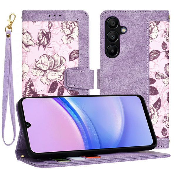 Husa pentru Samsung Galaxy A15 5G A156 / A15 A155, Techsuit, FlipCraft, Mov