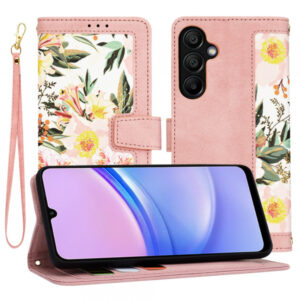 Husa pentru Samsung Galaxy A15 5G A156 / A15 A155, Techsuit, FlipCraft, Roz