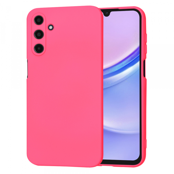 Husa pentru Samsung Galaxy A15 5G A156 / A15 A155, Techsuit, SoftFlex, Roz Inchis