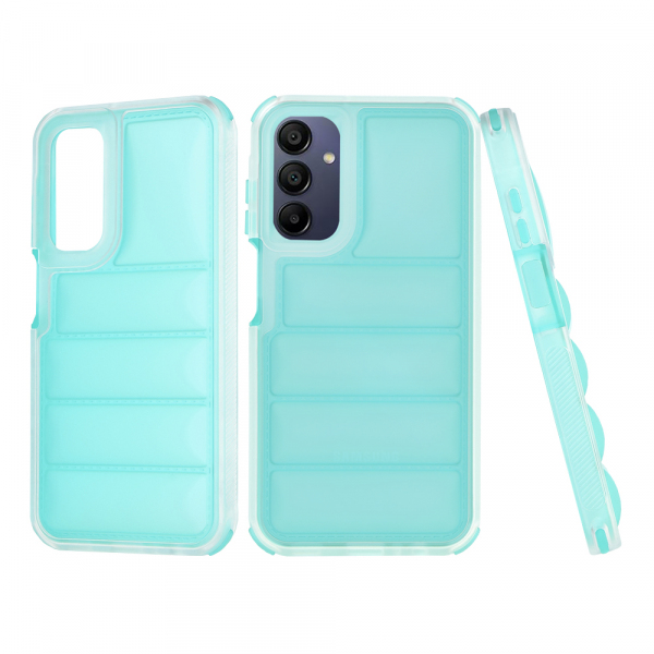 Husa pentru Samsung Galaxy A15 5G A156 / A15 A155, Techsuit, Wave Shield, Turcoaz