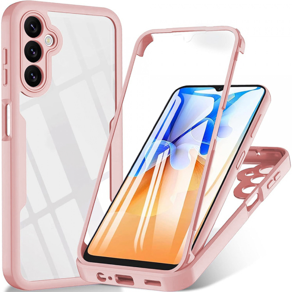 Husa pentru Samsung Galaxy A16 5G A166 / A16 4G A165, Techsuit, ColorVerse 360, Roz