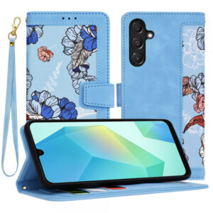 Husa pentru Samsung Galaxy A16 5G A166 / A16 4G A165, Techsuit, FlipCraft, Bleu