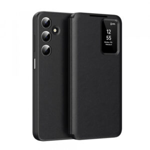 Husa pentru Samsung Galaxy A18 5G A186 / A18 4G A185 / F17 / M17 / A17 4G A175, Techsuit, SmartView, Neagra