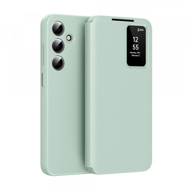 Husa pentru Samsung Galaxy A18 5G A186 / A18 4G A185 / F17 / M17 / A17 4G A175, Techsuit, SmartView, Verde