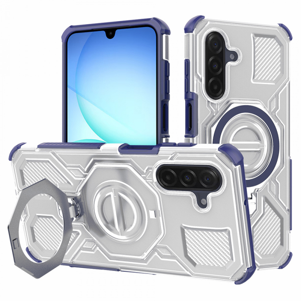 Husa pentru Samsung Galaxy A18 5G A186 / A18 4G A185 / F17 / M17 / A17 4G A175, Techsuit, Carbon Shield Pro, Albastra