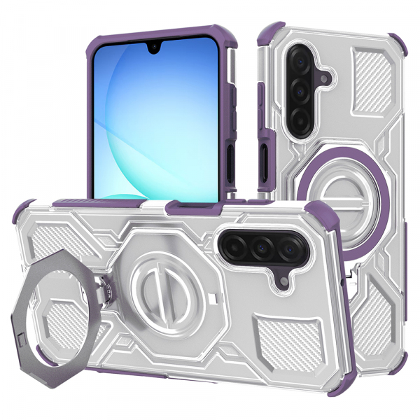 Husa pentru Samsung Galaxy A18 5G A186 / A18 4G A185 / F17 / M17 / A17 4G A175, Techsuit, Carbon Shield Pro, Mov