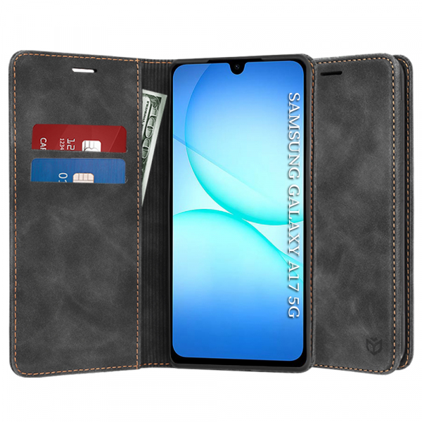 Husa pentru Samsung Galaxy A18 5G A186 / A18 4G A185 / F17 / M17 / A17 4G A175, Techsuit, Confy, Neagra