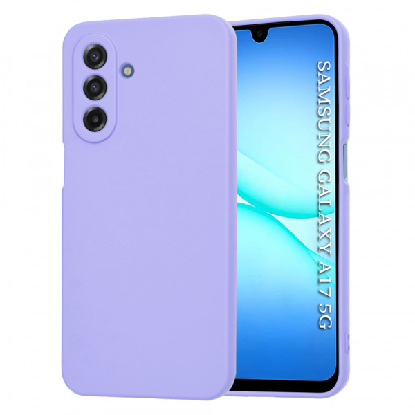Husa pentru Samsung Galaxy A18 5G A186 / A18 4G A185 / F17 / M17 / A17 4G A175, Techsuit, SoftFlex, Mov Deschis