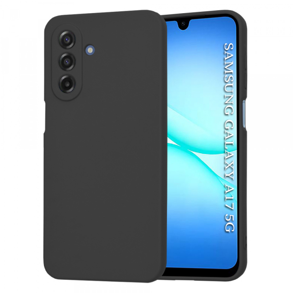 Husa pentru Samsung Galaxy A18 5G A186 / A18 4G A185 / F17 / M17 / A17 4G A175, Techsuit, SoftFlex, Neagra