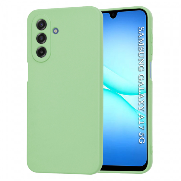Husa pentru Samsung Galaxy A18 5G A186 / A18 4G A185 / F17 / M17 / A17 4G A175, Techsuit, SoftFlex, Verde Deschis