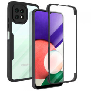 Husa pentru Samsung Galaxy A22 5G A226, Techsuit, ColorVerse 360, Neagra