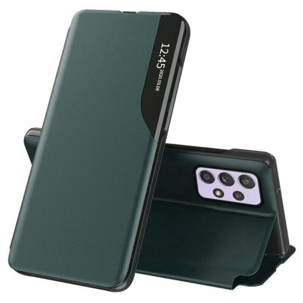 Husa pentru Samsung Galaxy A23 5G A236 / A23 A235, Techsuit, eFold, Verde Inchis