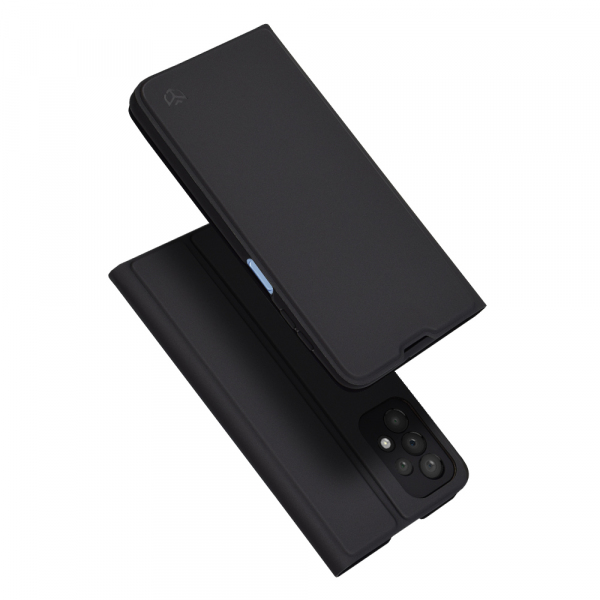 Husa pentru Samsung Galaxy A23 5G A236 / A23 A235, Techsuit, Magskin Book, Neagra