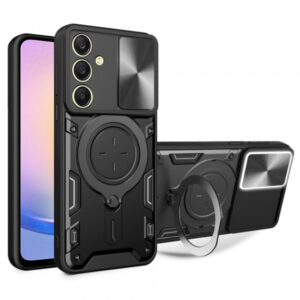 Husa pentru Samsung Galaxy A25 A256, Techsuit, CamGuard Pro, Neagra