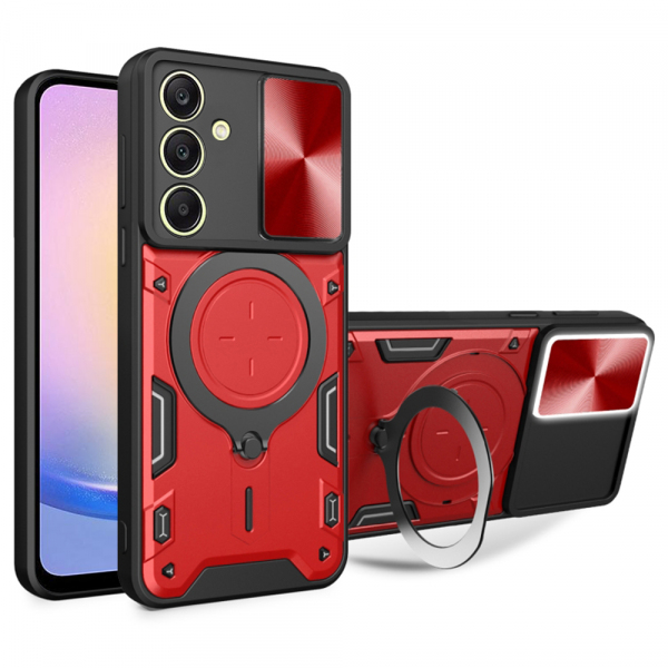 Husa pentru Samsung Galaxy A25 A256, Techsuit, CamGuard Pro, Rosie