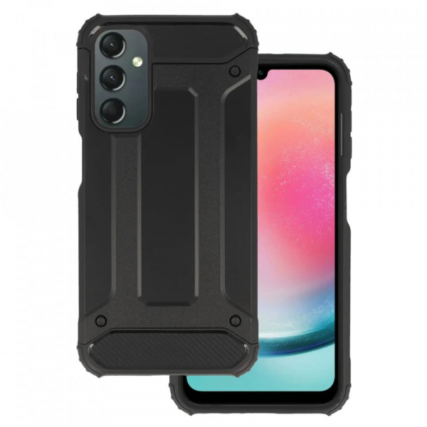Husa pentru Samsung Galaxy A25 A256, Techsuit, Hybrid Armor, Neagra