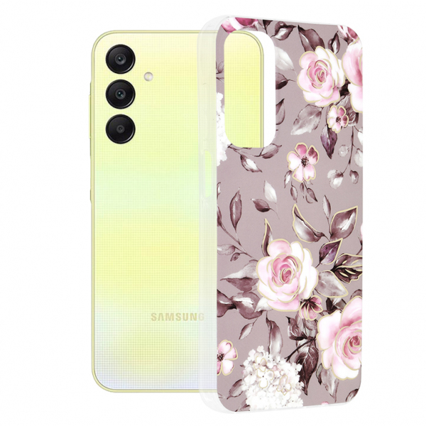 Husa pentru Samsung Galaxy A25 A256, Techsuit, Marble, Gri