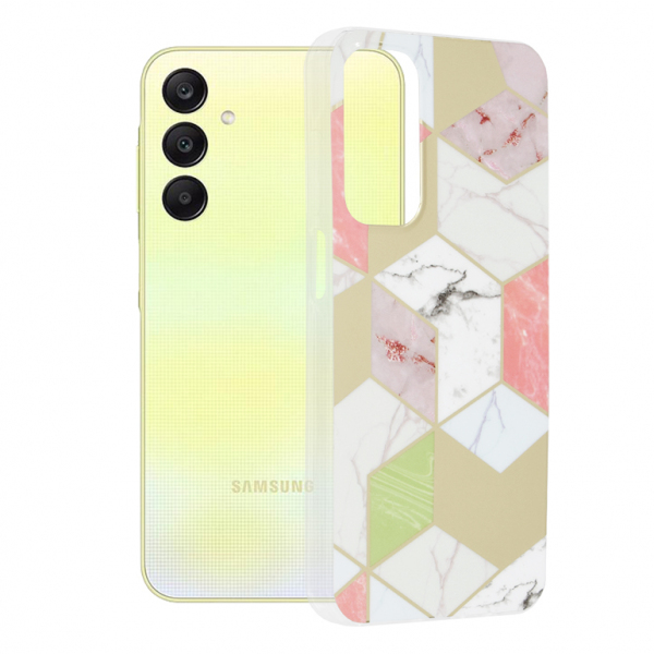 Husa pentru Samsung Galaxy A25 A256, Techsuit, Marble, Mov