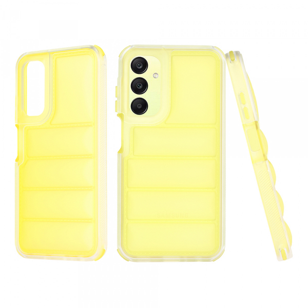 Husa pentru Samsung Galaxy A25 A256, Techsuit, Wave Shield, Galbena