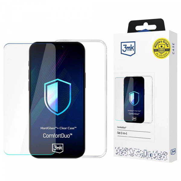 Husa pentru Samsung Galaxy A26 A266, 3MK, ComfortDuo, Transparenta