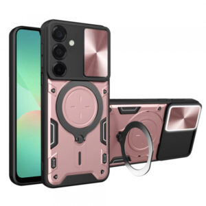 Husa pentru Samsung Galaxy A26 A266, Techsuit, CamGuard Pro, Roz Aurie