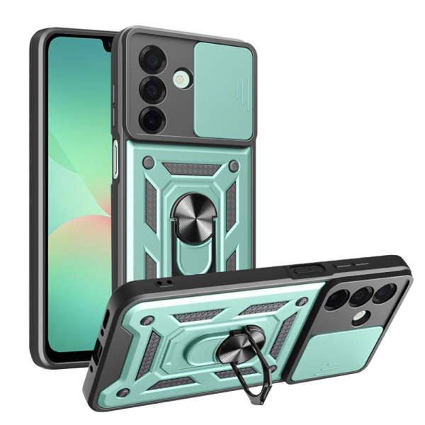 Husa pentru Samsung Galaxy A26 A266, Techsuit, CamShield, Verde