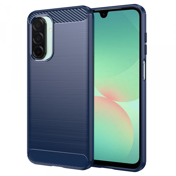 Husa pentru Samsung Galaxy A26 A266, Techsuit, Carbon, Albastra