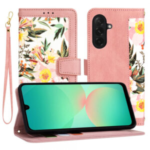 Husa pentru Samsung Galaxy A26 A266, Techsuit, FlipCraft, Roz
