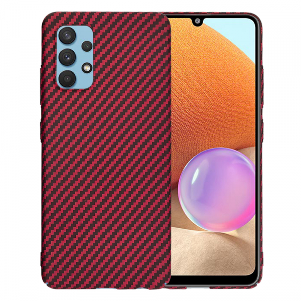 Husa pentru Samsung Galaxy A32 A325, Techsuit, Carbonite FiberShell, Rosie