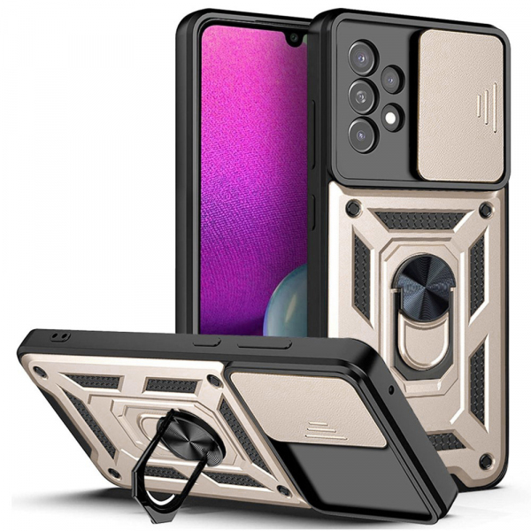 Husa pentru Samsung Galaxy A33 5G A336, Techsuit, CamShield, Aurie