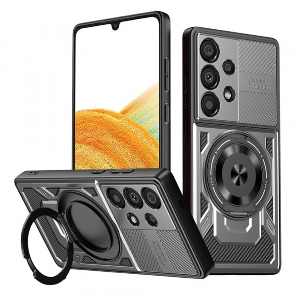 Husa pentru Samsung Galaxy A33 5G A336, Techsuit, RuggedCam, Gri