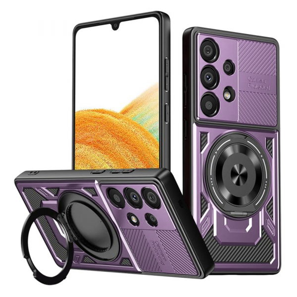 Husa pentru Samsung Galaxy A33 5G A336, Techsuit, RuggedCam, Mov