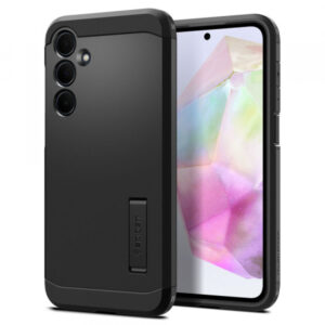 Husa pentru Samsung Galaxy A35 5G A356, Spigen, Tough Armor, Neagra