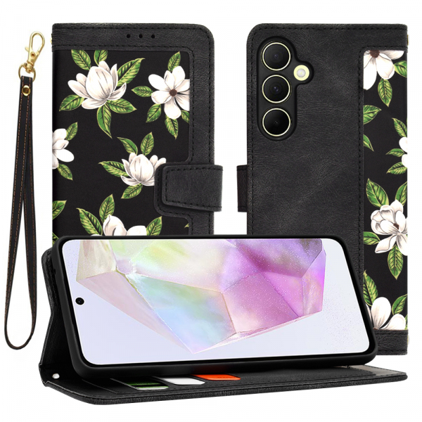 Husa pentru Samsung Galaxy A35 5G A356, Techsuit, FlipCraft, Neagra