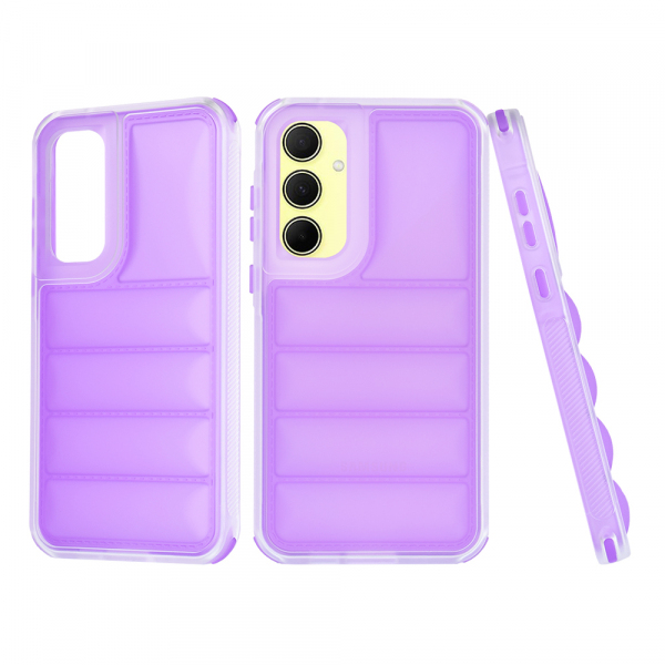 Husa pentru Samsung Galaxy A35 5G A356, Techsuit, Wave Shield, Mov
