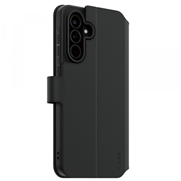 Husa pentru Samsung Galaxy A36 A366, PanzerGlass, Care Feature Kickstand Wallet, Neagra