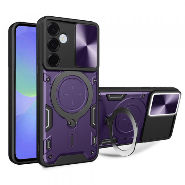 Husa pentru Samsung Galaxy A36 A366, Techsuit, CamGuard Pro, Mov