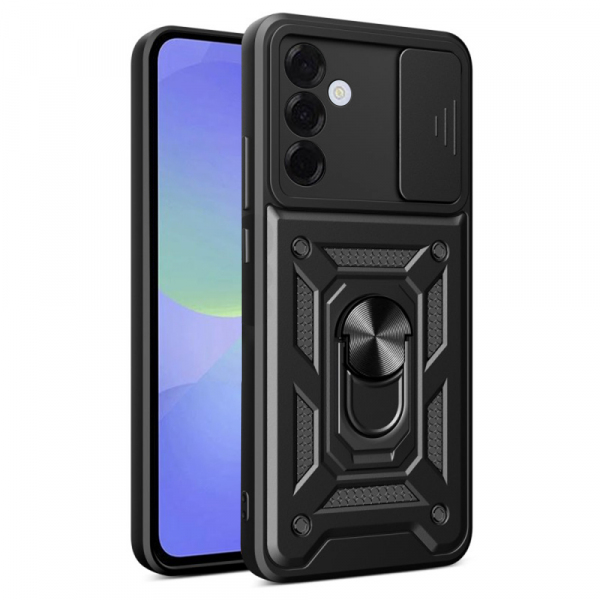Husa pentru Samsung Galaxy A36 A366, Techsuit, CamShield, Neagra