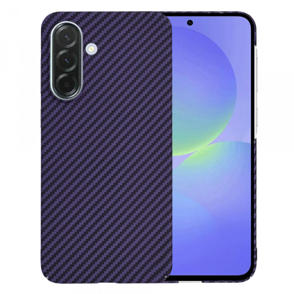 Husa pentru Samsung Galaxy A36 A366, Techsuit, Carbonite FiberShell, Mov