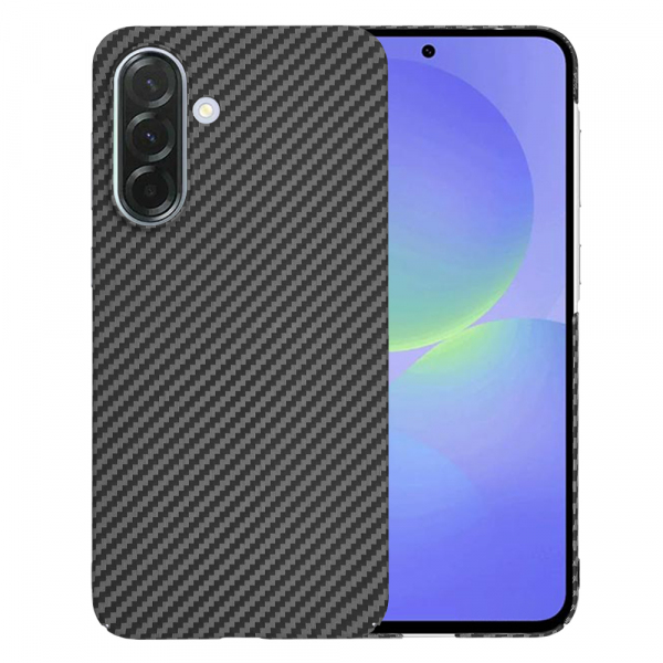 Husa pentru Samsung Galaxy A36 A366, Techsuit, Carbonite FiberShell, Neagra