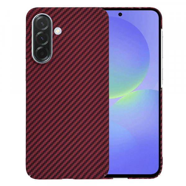 Husa pentru Samsung Galaxy A36 A366, Techsuit, Carbonite FiberShell, Rosie