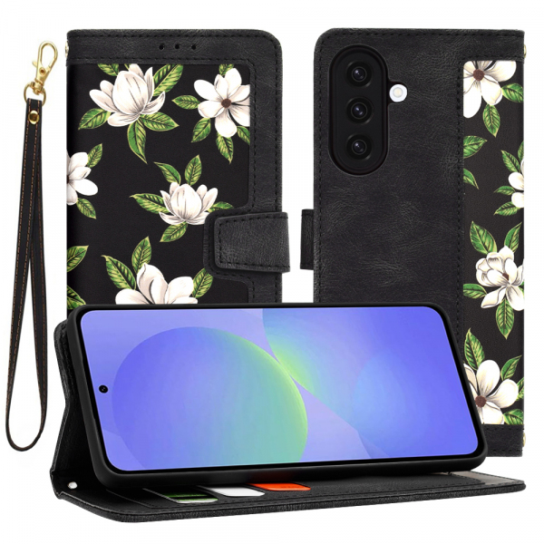 Husa pentru Samsung Galaxy A36 A366, Techsuit, FlipCraft, Neagra