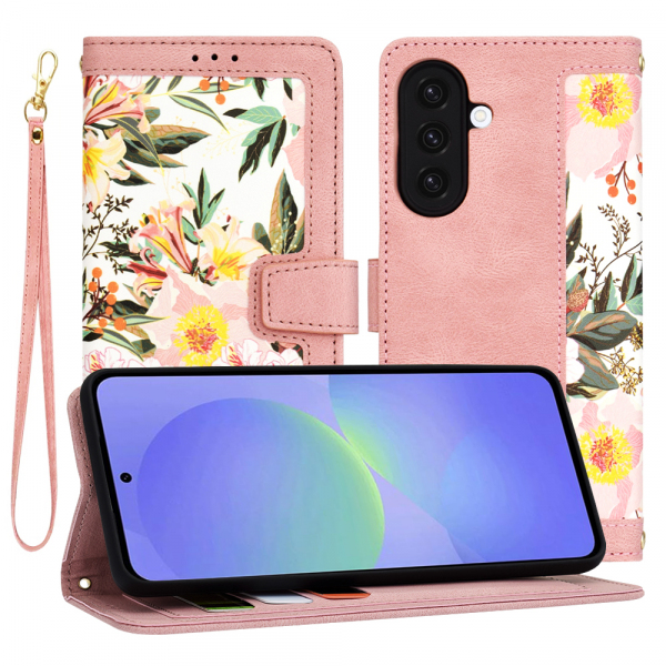 Husa pentru Samsung Galaxy A36 A366, Techsuit, FlipCraft, Roz