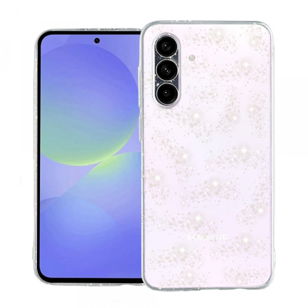 Husa pentru Samsung Galaxy A36 A366, Techsuit, SparkleSkin, Transparenta