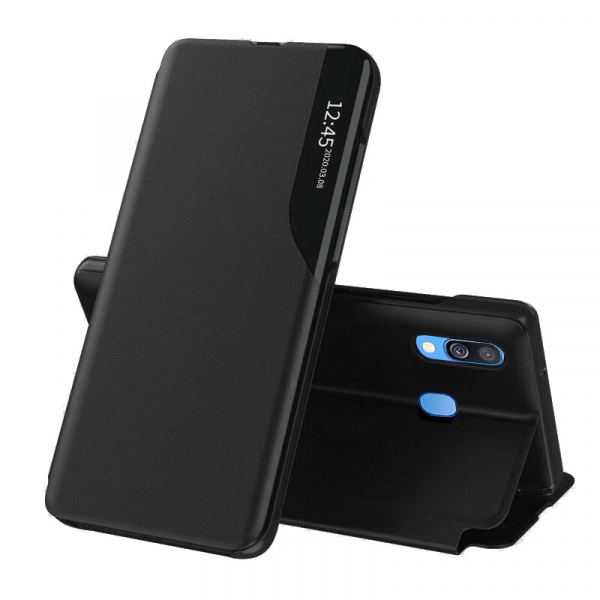Husa pentru Samsung Galaxy A40 A405, Techsuit, eFold, Neagra