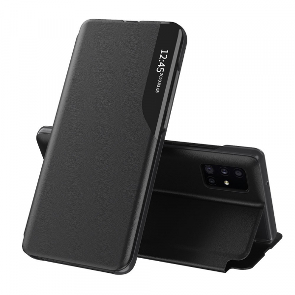 Husa pentru Samsung Galaxy A51 A515, Techsuit, eFold, Neagra
