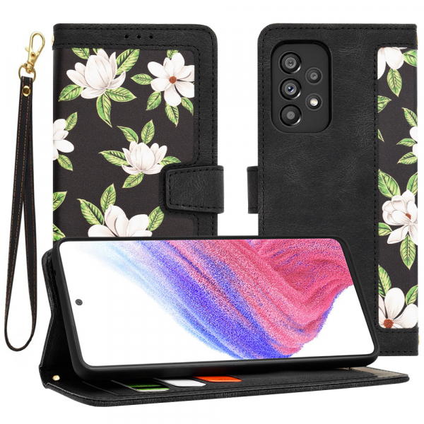 Husa pentru Samsung Galaxy A53 5G A536, Techsuit, FlipCraft, Neagra