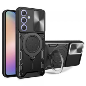 Husa pentru Samsung Galaxy A54 A546, Techsuit, CamGuard Pro, Neagra