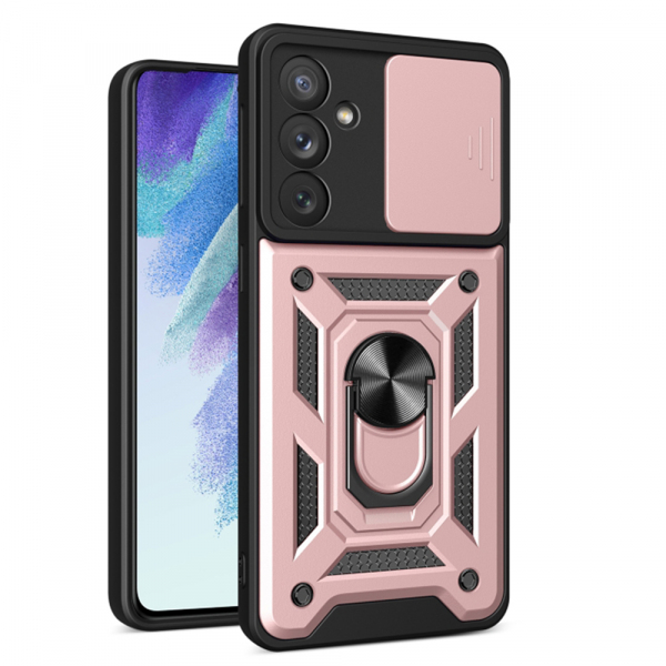 Husa pentru Samsung Galaxy A54 A546, Techsuit, CamShield, Roz